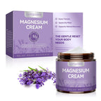 Magnesium Moisturizing Cream For Muscle Relief, Sleep Support And Stress Relief, Fast-Absorbing Formula,Skin Friendly,Lightly Scented