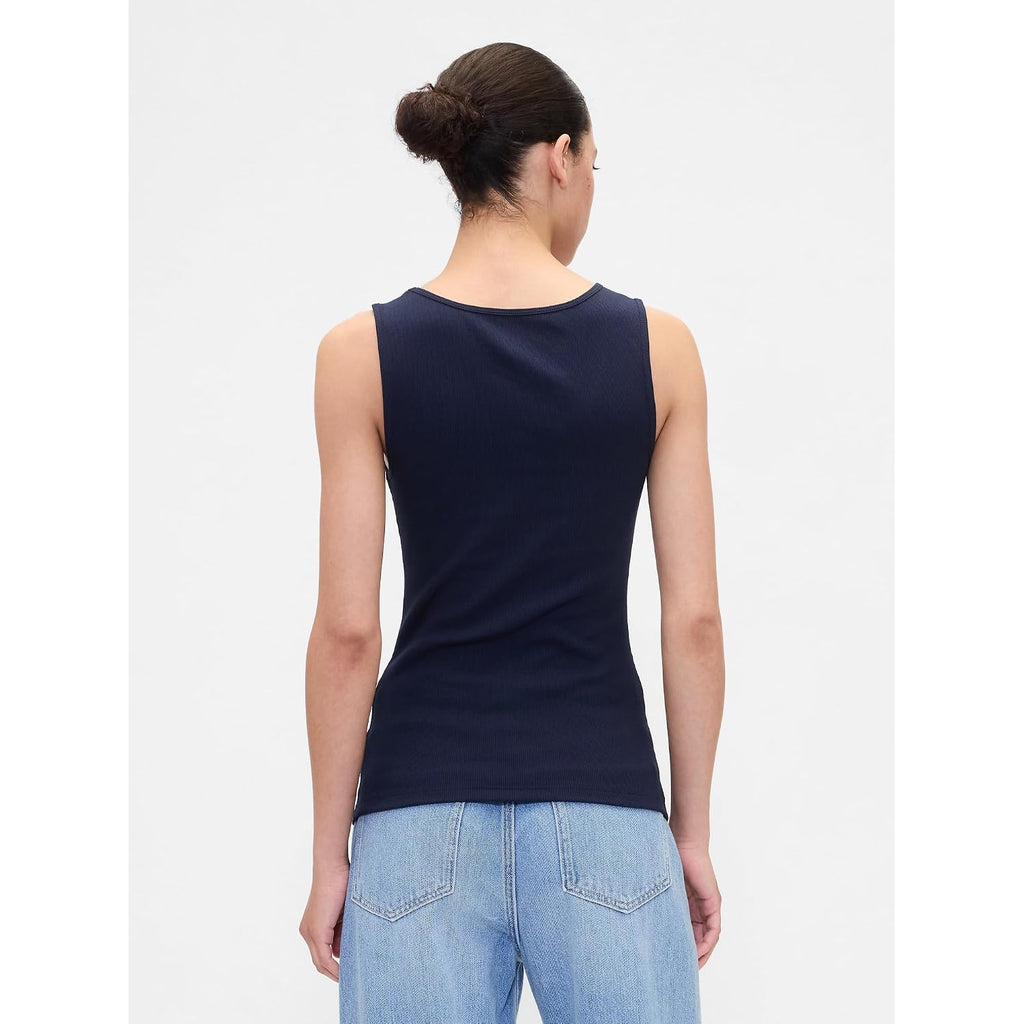 Gap Womens Ribbed Tank Top Logo