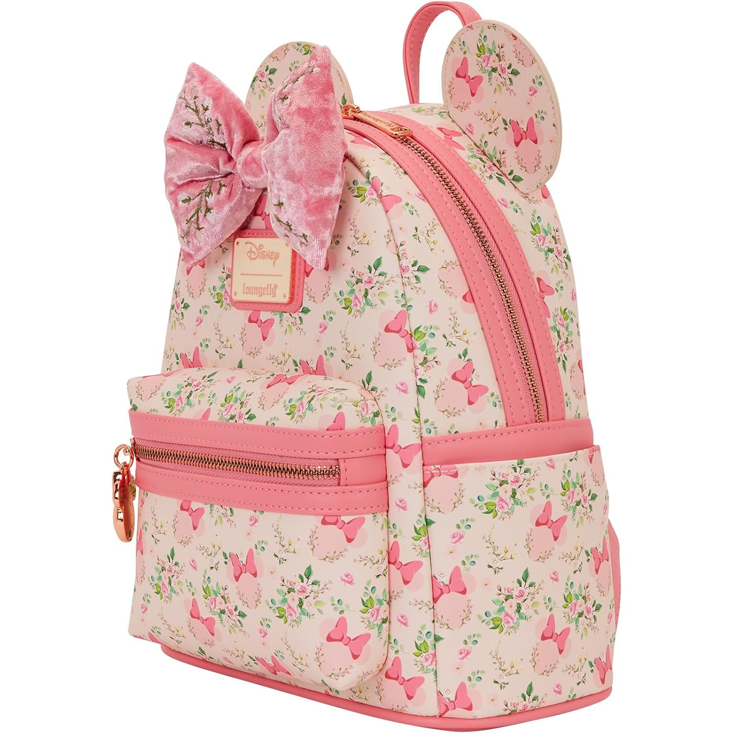 Loungefly Minnie Mouse Floral Mini Backpack