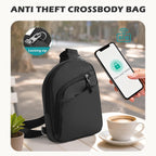 Anti Theft Crossbody Bags For Women Men, Small Sling Crossbody Bag Travel Purse Shoulder Wallet With Rfid Blocking