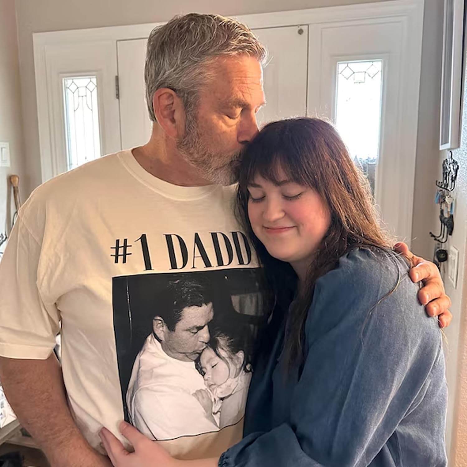 Personalized Dad Photo Shirt, Custom For Dad, Vintage Photo T Shirt For Men, Custom Picture Tee, Daddy Gifts From Kids, Best Dad Ever Shirt