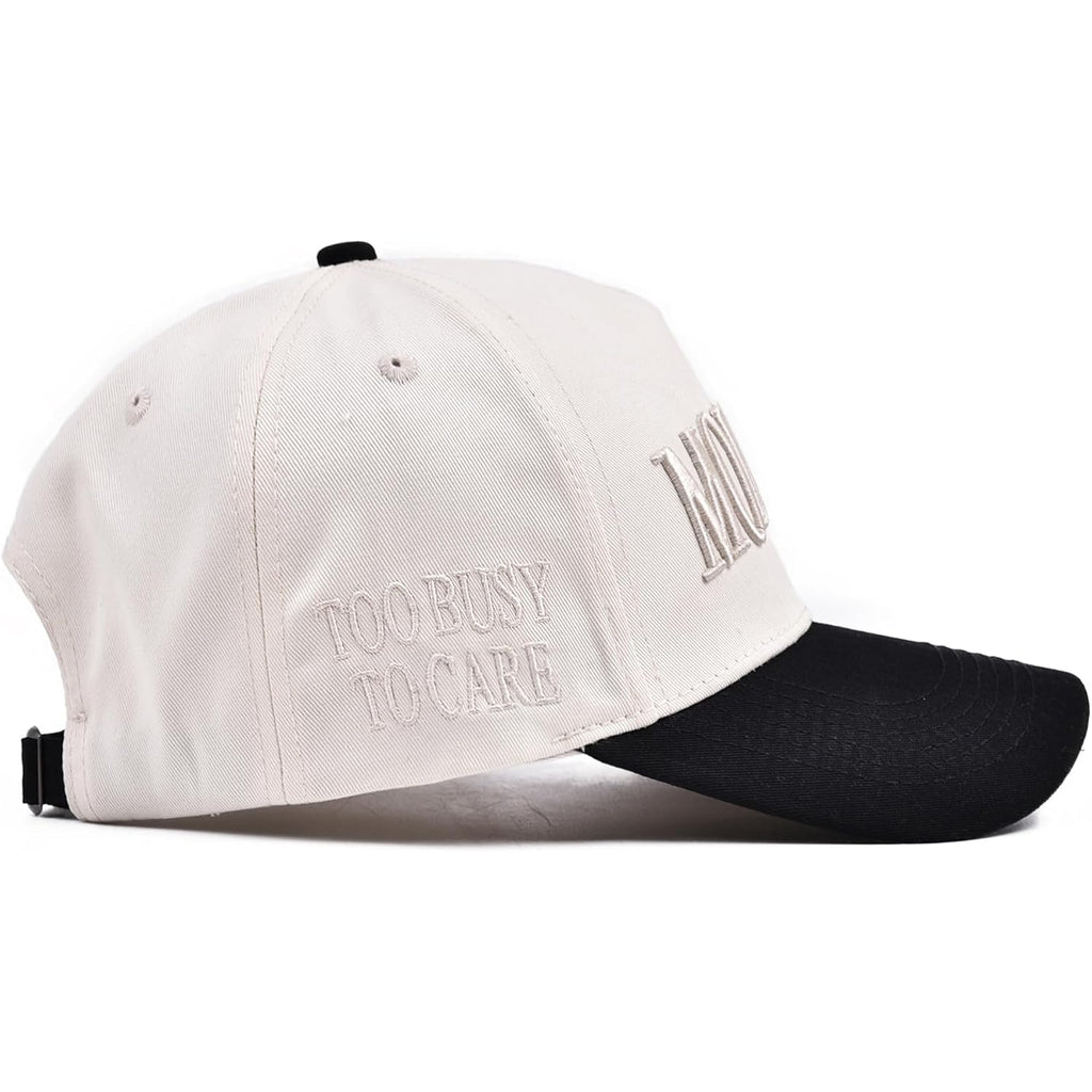 Womens Trucker Hat - with Mommin Embroidery Ponytail Fit - Mothers Day Great Gifts for Mom Wife Stepmom