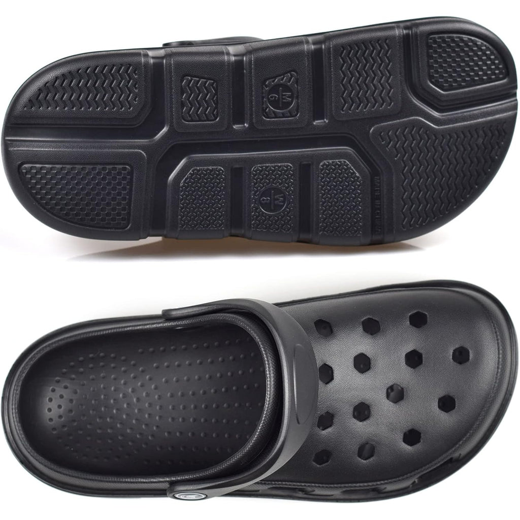 Pimio Garden Clogs For Women And Men,Slip On Work Shoes With Arch Support,Womens Mens Quick-Dry Water Shoes Casual Sandals,Comfortable Slippers