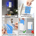 Advanced Double-Sided Indoor Fly Trap For Home, Plug-In 5-Way Uv Light | Bug Catcher, Fly & Gnat Killer For House Flies, Gnats, Mosquitoes, Moths, Fruit Fly Traps For Indoors, 1 Trap 4 Refills