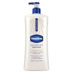 Vaseline Intensive Care Body Lotion Advanced Repair Unscented For Dry Skin Lotion Made With Ultra-Hydrating Lipids + Vaseline Jelly To Repair Extremely Dry Skin 32 Fl Oz