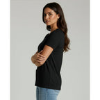 4 Pack: Women's Cotton Short Sleeve T-Shirt - Casual Scoop Crew Neck Tops Tee (Available in Plus Size)