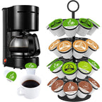 Kimiup Coffee Pod Holder, K Cup Organizer Compatible With K-Cups(36 Pods), Kitchen Detachable Coffee Pod Organizer For Countertop, Spins 360-Degrees