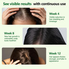 Hair Growth Serum Roll-On, Reduces Hair Shedding & Strengthens Roots, Helps Support Thicker, Fuller Hair, 3% Rosemary, 2% Ginger, 1.5% Pea Extract, 0.85 Fl Oz (Pack of 2)