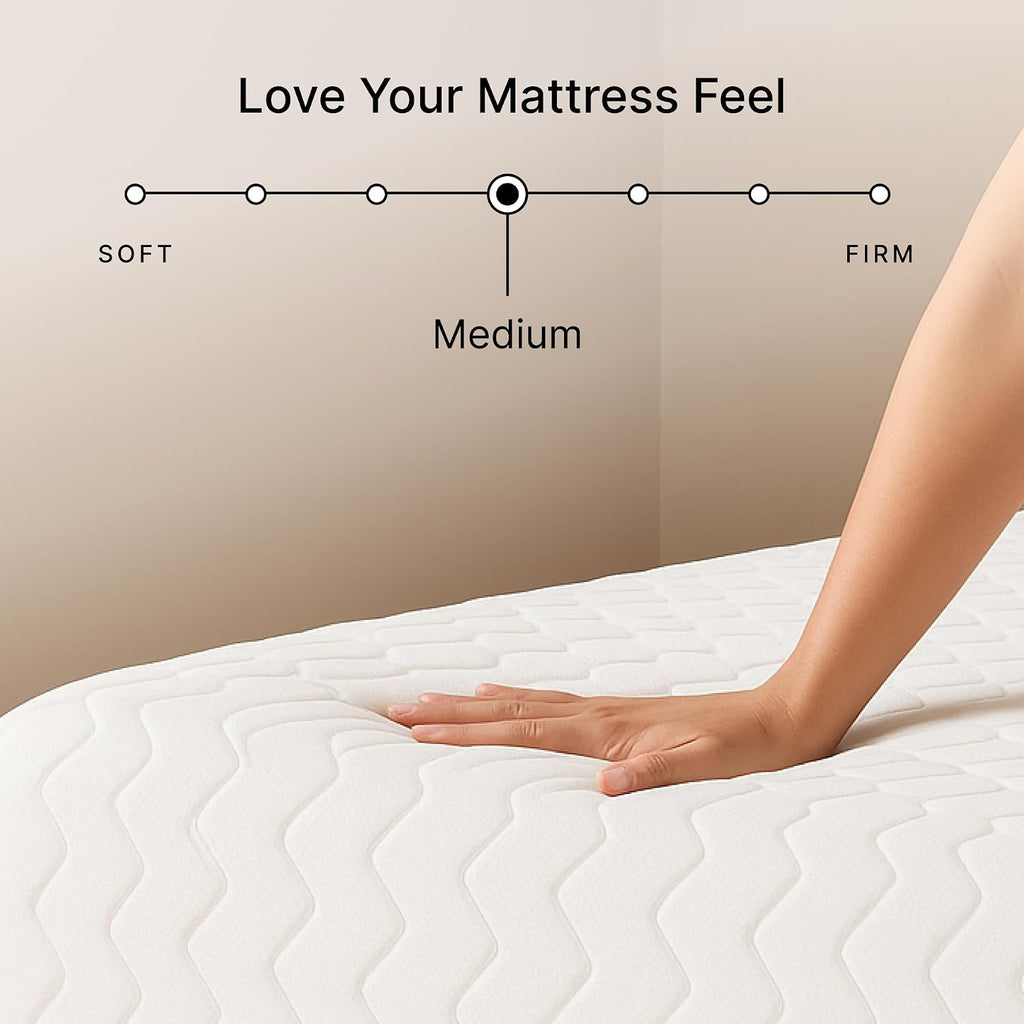 Signature Design By Ashley Chime 12 Memory Foam Mattress, Medium Firm Contouring Support, Thick Memory Foam For Pressure Relief, Mattress In A Box, Queen Size
