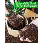Potting Soil For All Indoor Houseplants, Contains Perlite, Peat Moss, Coco Coir And Rice Charcoal, Well Draining Potting Mix Light, Aerated Texture For Healthy Plant Roots And Fast Growth 1Qt