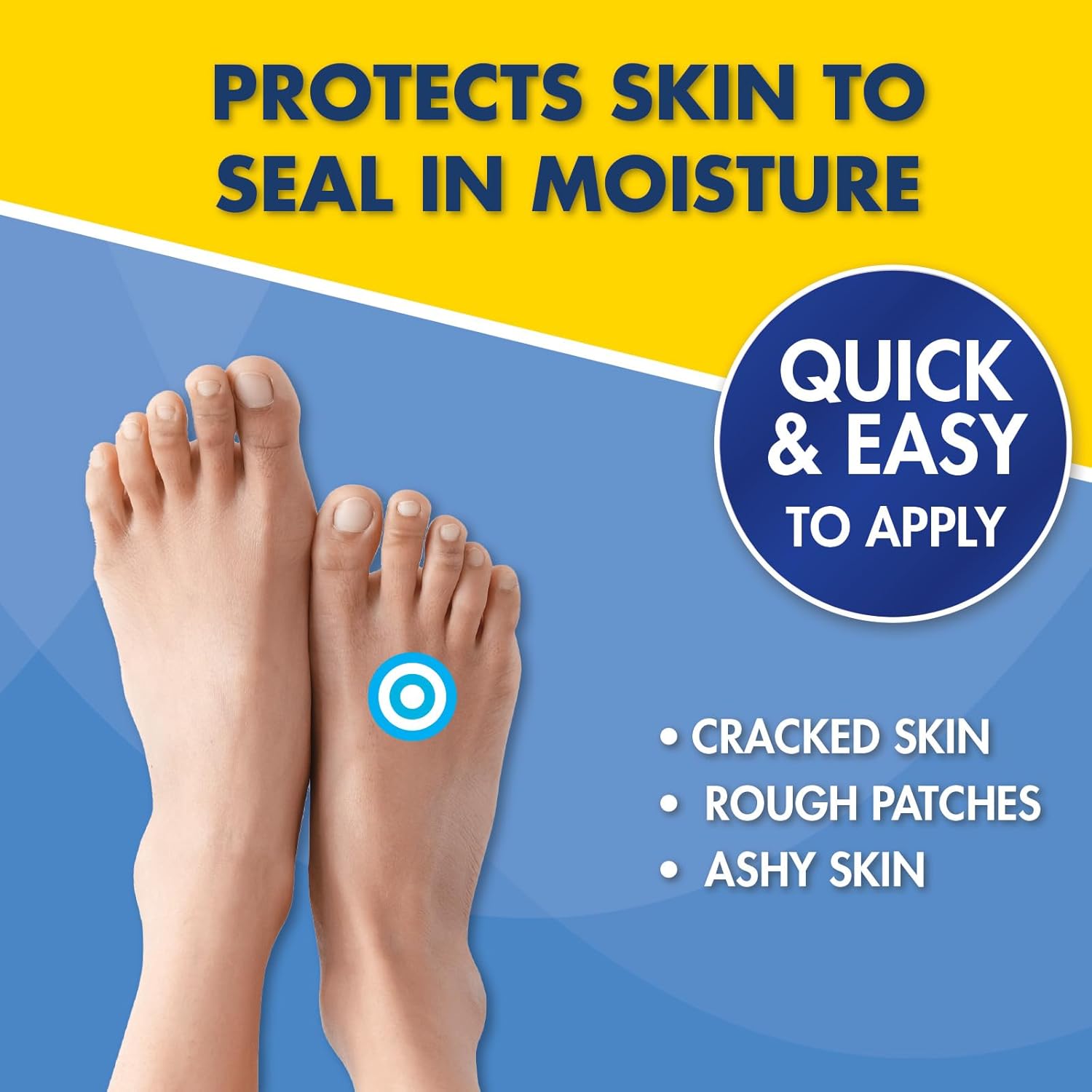 HealthWise Medicated Diabetic Foot Cream | Dimethicone + Petrolatum | Protects and Seals | Relieves Dry Heals | Paraben-Free | Odor-Free | 4.0 oz.