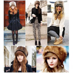 Men Winter Trapper Hat Faux Fur Russian Trooper Hat Furry Ushanka Hat Warm Dad Hat Outdoor Windproof Hunting Ski Cap