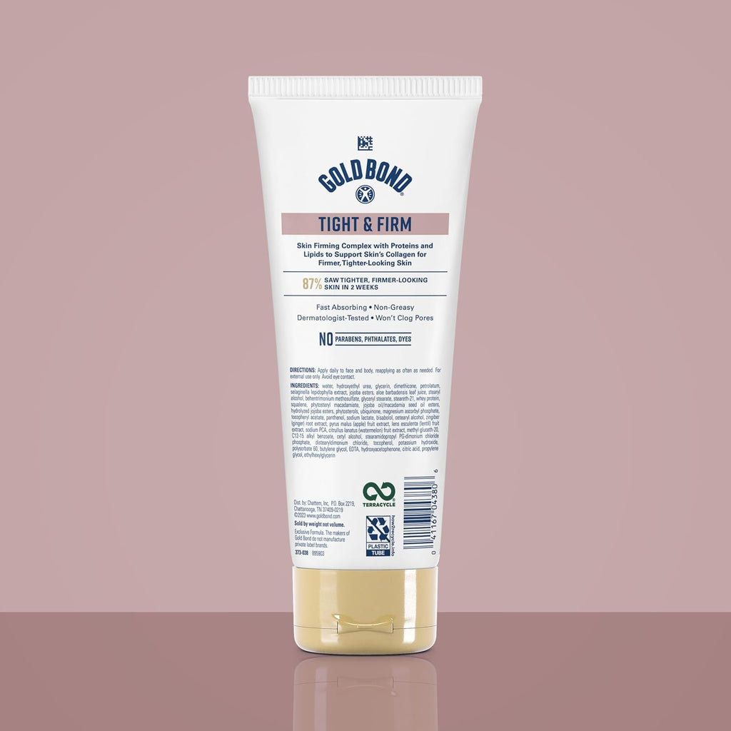 Gold Bond Age Renew Tight & Firm Body & Face Lotion With Proteins & Lipids, Skin Firming Lotion For Aging, Dry Skin, 8 Oz.