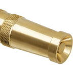 Triumpeek Solid Brass Hose Nozzle, 2 Pack 4" Heavy Duty Brass Garden Hose Nozzle With 10 Rubber Washers