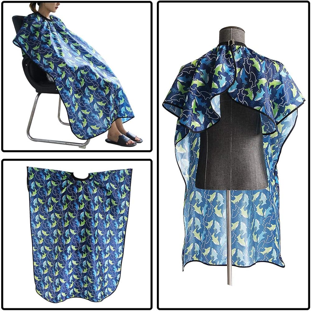 Professional Barber Cape,Polyester Hair Cutting Salon Cape,Water And Stain Resistant Apron