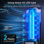 Flying Insect Trap Plug In Mosquito Bug Zapper Indoor Gnat Moth Catcher With 9W Night Uv Light, 10 Sticky Glue Board Refills For Home Office