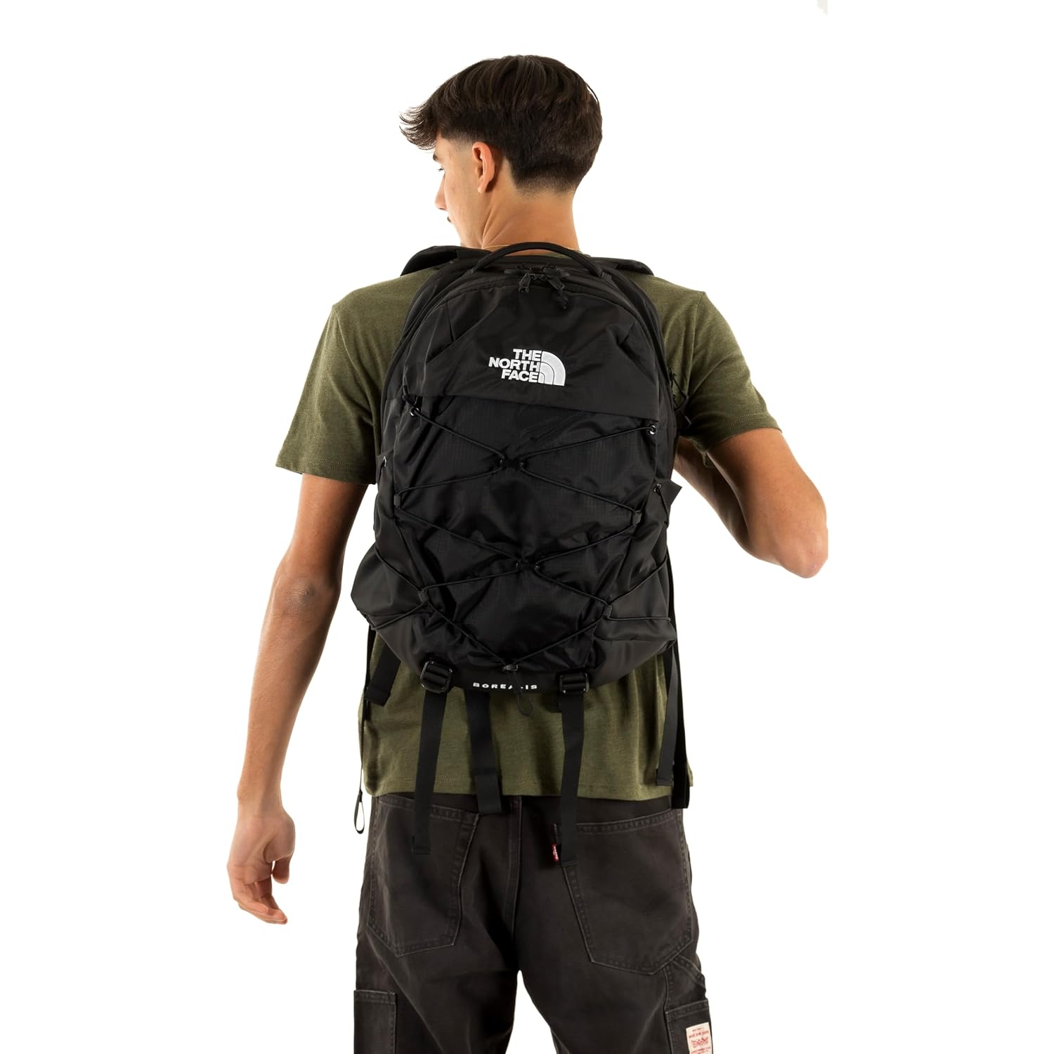 The North Face Borealis Commuter Laptop Backpack - Water Repellent, Laptop Sleeve, Large Main Compartment, Tnf Black/Tnf Black-Npf, One Size