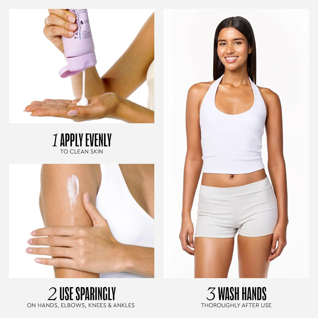 Tanologist Hydrating Daily Glow Body Lotion- Medium/Dark, Buildable & Transfer-Proof Gradual Self Tanner, Summer Fragrance, Natural Not Orange, Lasts 7 Days, Vegan Clean Formula, 8.45 fl oz