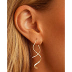 14K Gold/Sterling Silver Plated Dangle Earrings Dainty Hypoallergenic Jewelry, Trendy Lightweight Accessories for Women Valentines Mother's Day Birthday Thanksgiving Day Gifts