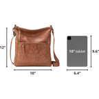 The Sak Iris Leather Crossbody Purse - Women'S Handbag For Everyday & Travel - Cross Body Bag With Zipper Closure