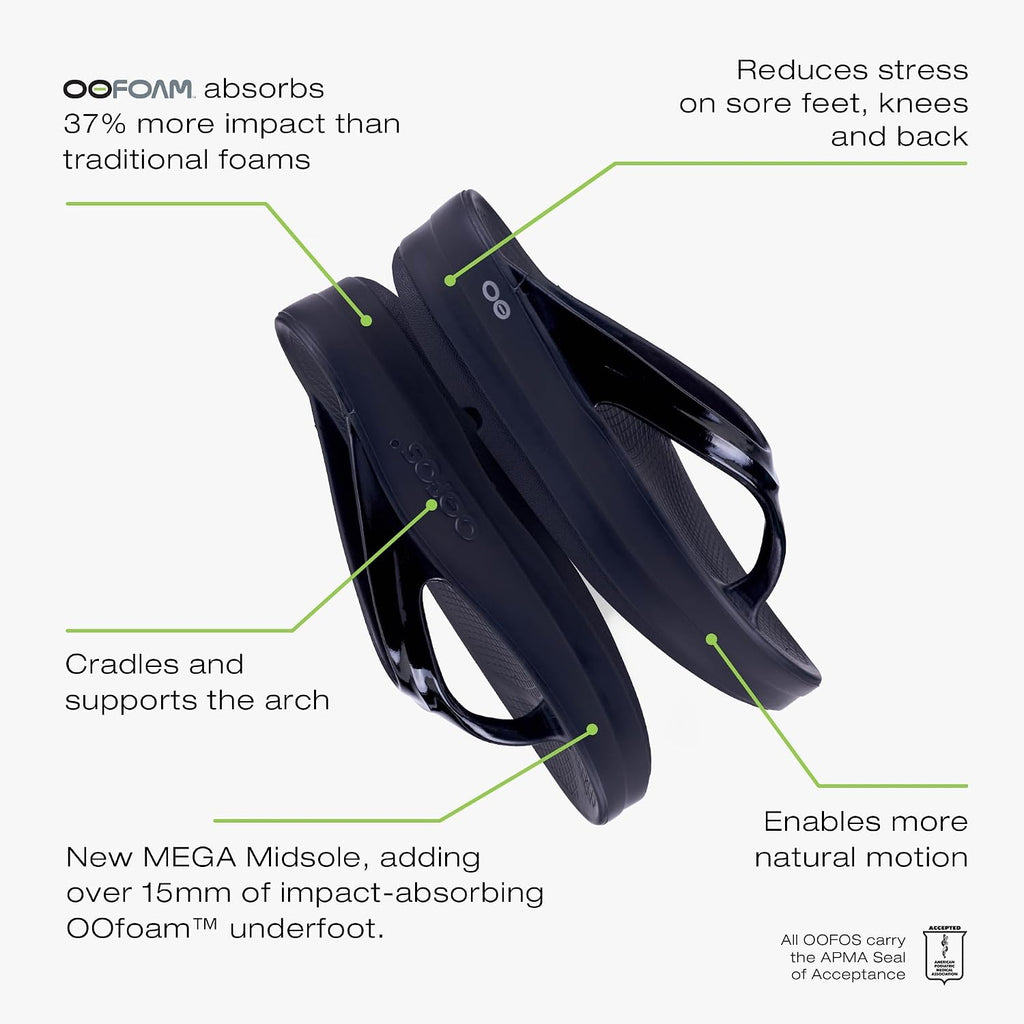 Oofos Womens Oomega Ooahh Slide