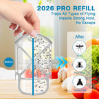 16 Pack Refill Cartridges, Upgraded Flying Trap Refills Compatible With Zzevo Flying Insect Trap Refills, Insect Replacement Kit For M364 M364A And Max Fully Compatible Size