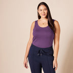 Amazon Essentials Women's Slim-Fit Ribbed Scoop Neck Tank Tops