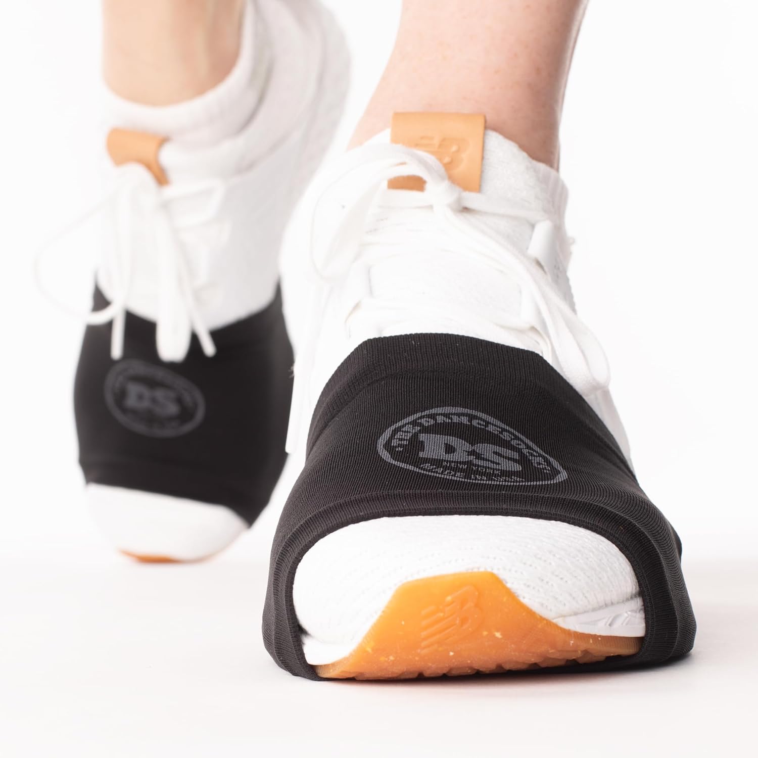 The Dancesocks Made In Usa Original Over Sneaker Socks For Dance On Smooth Floors (4 Pair)