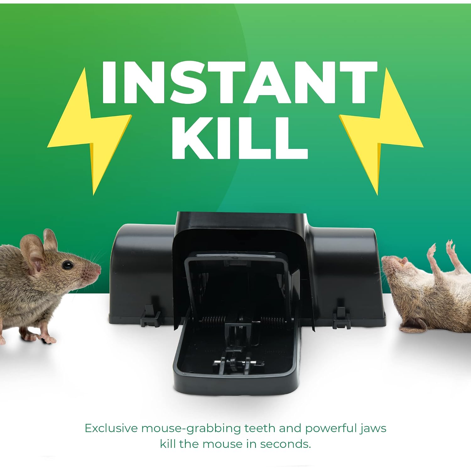 Rat Traps Indoor And Outdoor - Dual-Entry Large Rat Trap Outdoor And Indoor For Home, Garden And Restaurant With 99.9% Trap Rate | Easy To Use Rodent Traps With Safe Hands Free Design - Ucatch