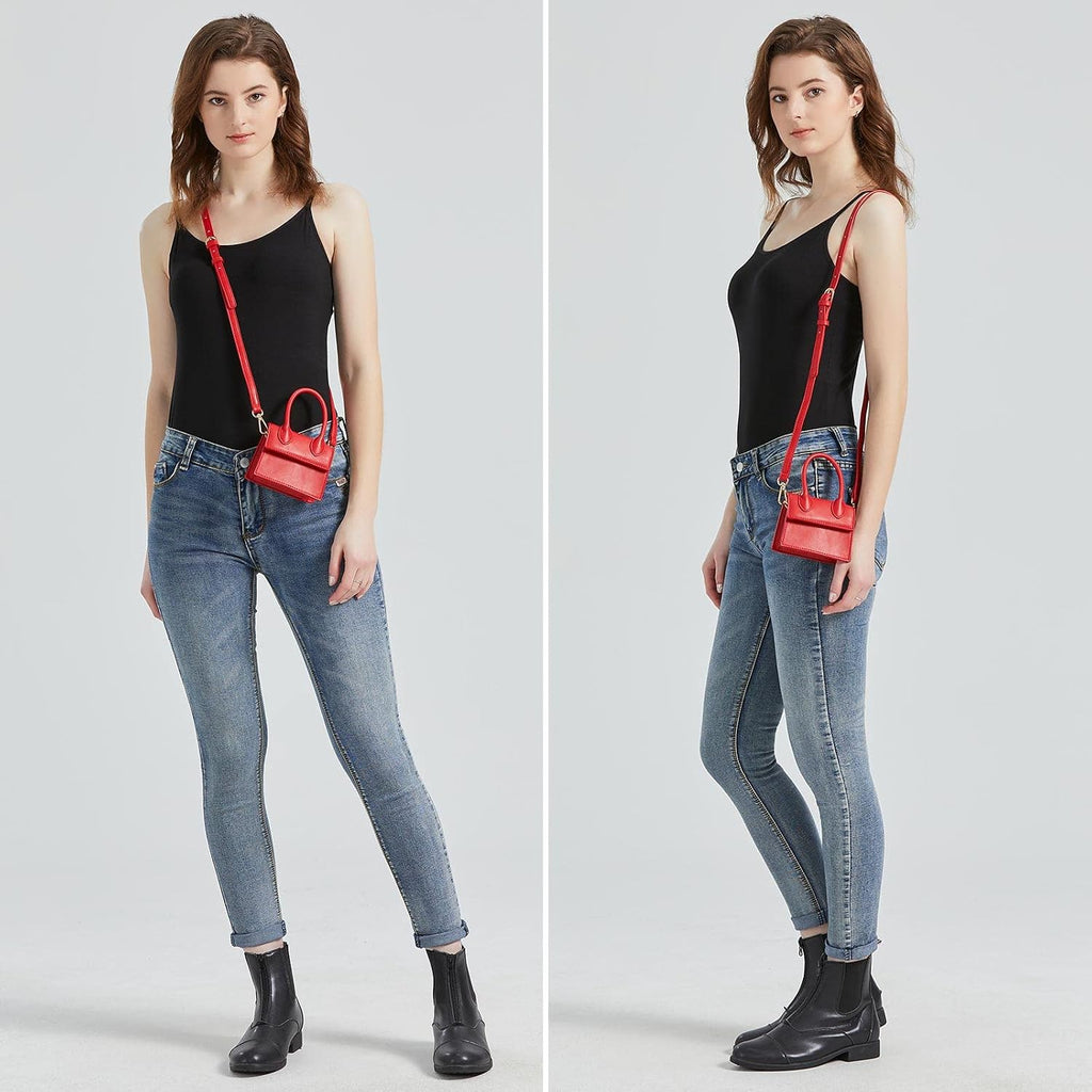 Mini Purse For Women, Mini Bag With Crocodile Pattern