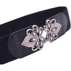 Womens Vintage Wide Elastic Stretch Waist Belt Retro Cinch Belt