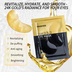 Maskiss 24K Gold Under Eye Patches (20 Pairs), Eye Mask, Collagen Skin Care Products, Eye Patches For Puffy Eyes, Eye Masks For Dark Circles And Puffiness