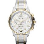 Fossil Men'S Watch, Dean Quartz Stainless Steel Chronograph Watch For Men