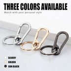 Wikavanli Metal Keychains Keyring Key Chain Ring Clip Holder Organizer for Home Car Keys Key Finder Women Men