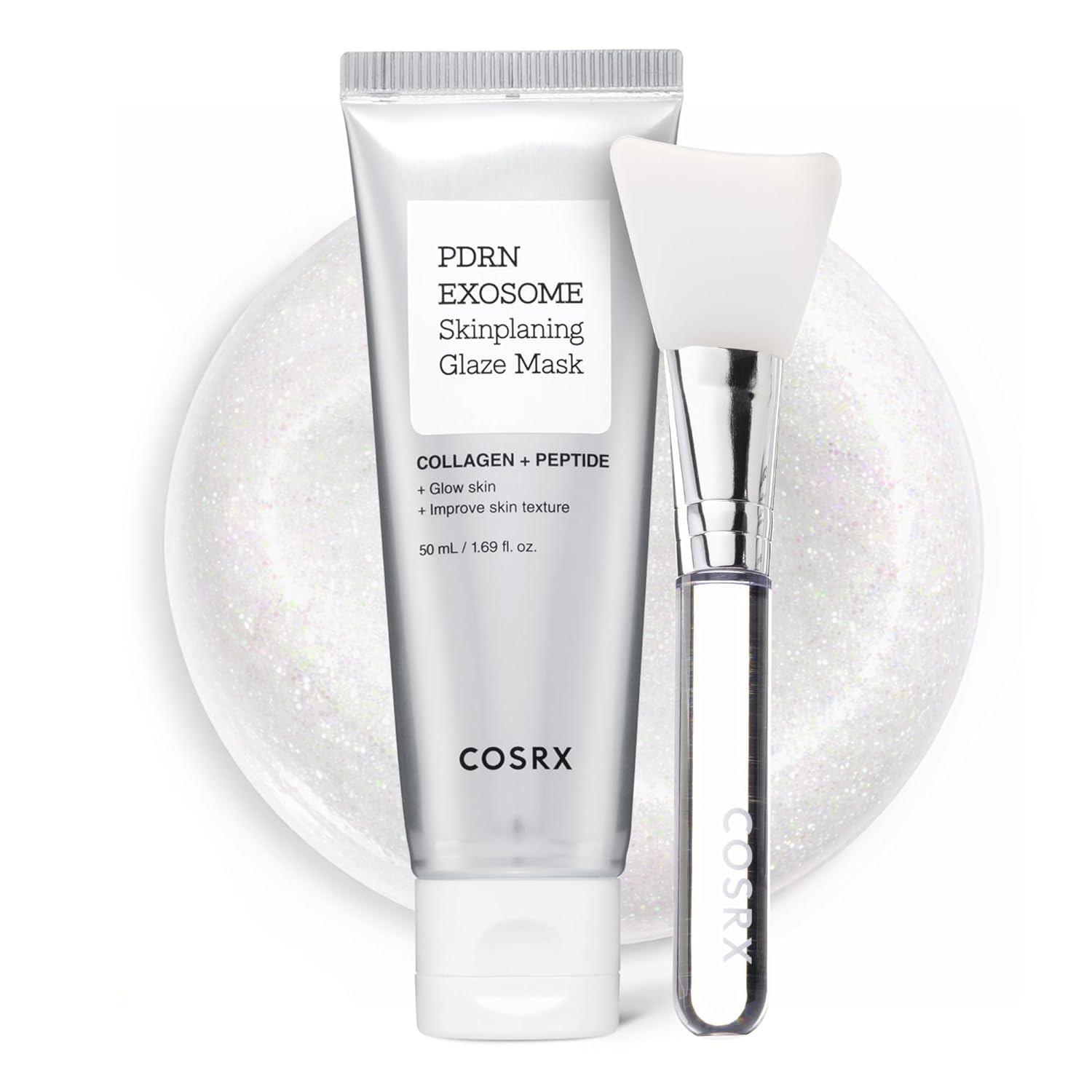 COSRX PDRN EXOSOME Glaze Wrapping Mask with SALMON DNA PDRN, Instant Glow, Easy Peel-Off Overnight Mask for Glass Skin, Firmness, Elasticity & Skin Texture Care, Mothers day gifts Korean Skin Care