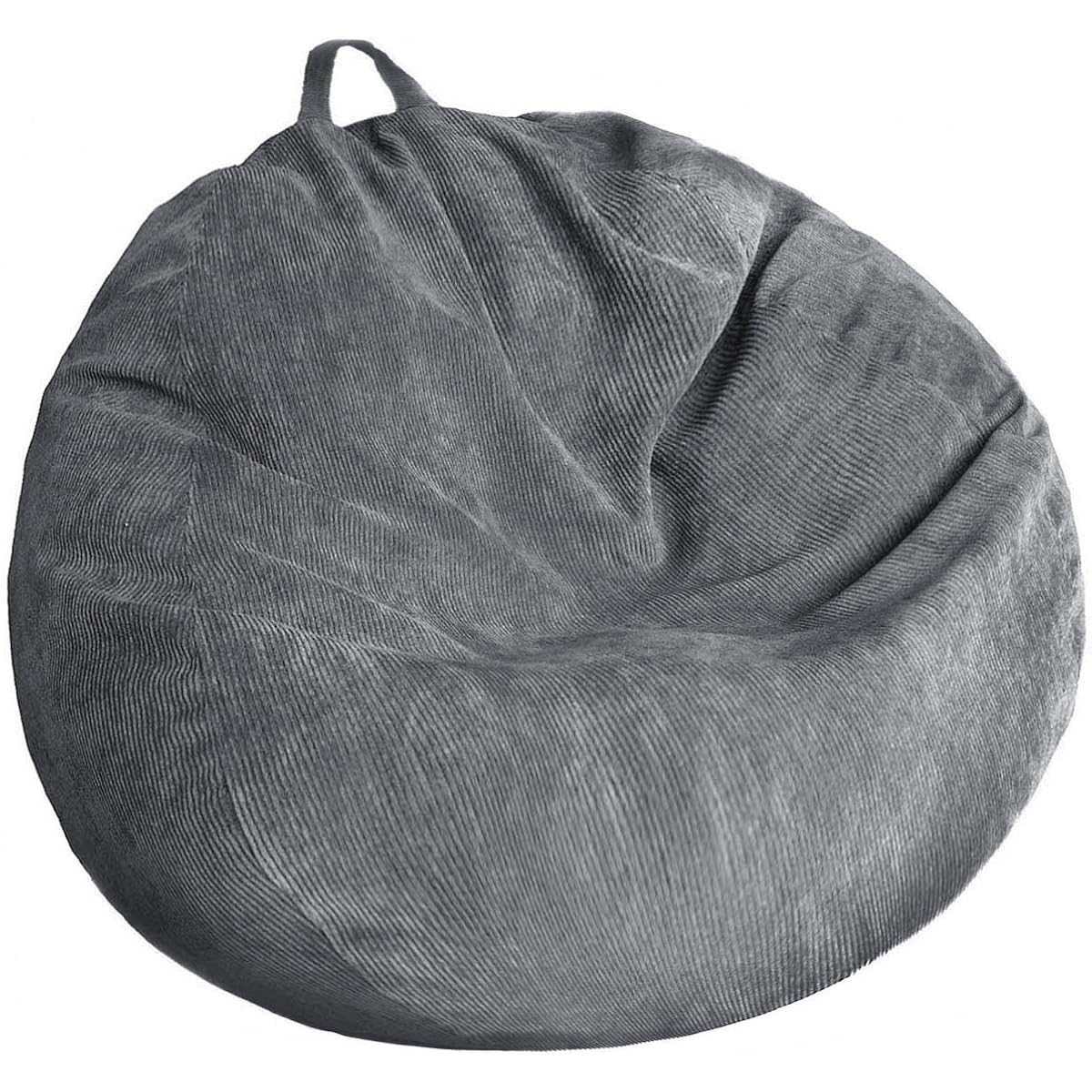Stuffed Animal Storage Bean Bag Chair Cover (No Filler) Washable Ultra Soft Corduroy Bean Bag Cover For Organizing Plush Toys Or Textile, Sack Bean Bag For Adults, Teens