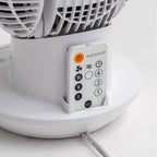 Iris Usa Woozoo Air Circulator Fan With Remote, 3 Speeds, Quiet Fan, White | 52Ft Max Air Distance, 90° Adjustable Tilt