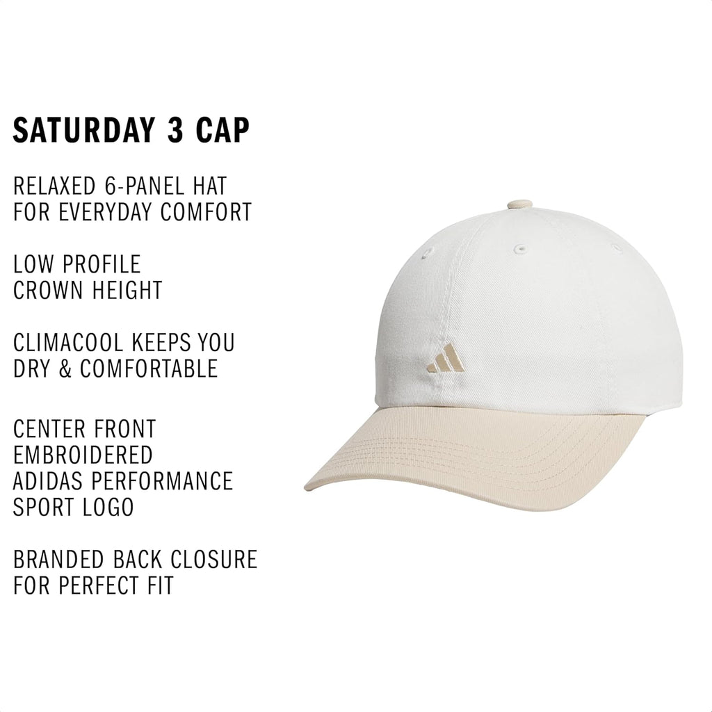 adidas Women's Sport Essentials Baseball Cap – Athletic Relaxed Strapback Hat