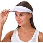 Cotton Visor Hat Women Men Clip-on Visors Hats Adjustable Outdoor Sports Golf Beach Wide Brim Sun Cap