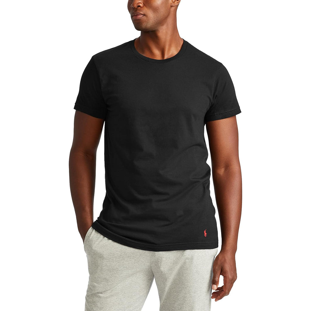 Polo Ralph Lauren Men'S T-Shirt, 3-Pack, Classic Men'S Cotton Crewneck Shirts, Moisture-Wicking, (Long, Big & Tall)