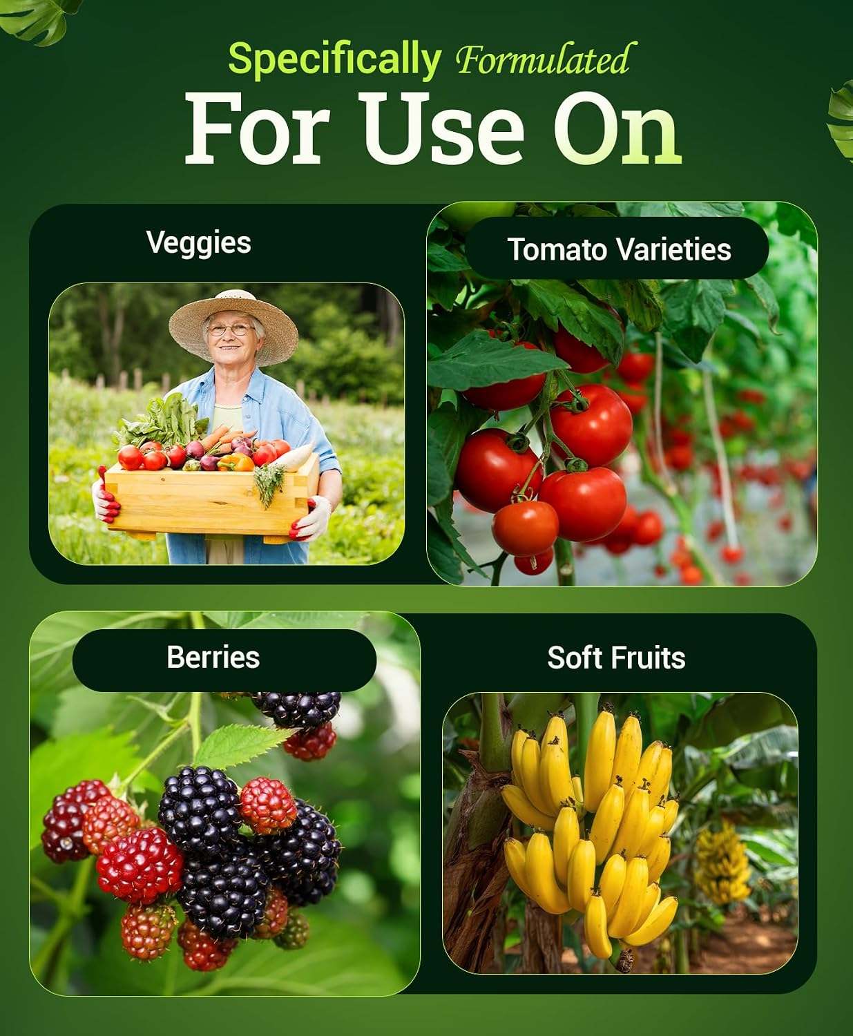 Foxfarm Happy Frog Tomato & Vegetable Fertilizer - Vegetable Fertilizer For Vigorous Feeders, 5-7-3 Blend With Calcium & Mycorrhizal Fungi, Supports Abundant Fruit Development, 4 Lb