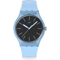 Swatch Unisex Casual Watch Blue Bio-Sourced Quartz Blue Moves