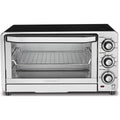 Cuisinart Custom Classic Toaster Oven Broiler, 1800 Watt Countertop Toaster Oven To Bake, Broil, And Toast, Non-Stick Interior, Consistent Toast Control, Brushed Stainless Steel/Black, Tob-40N