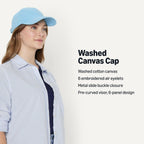 Amazon Essentials Women'S Washed Cotton Canvas Baseball Cap With Adjustable Strap
