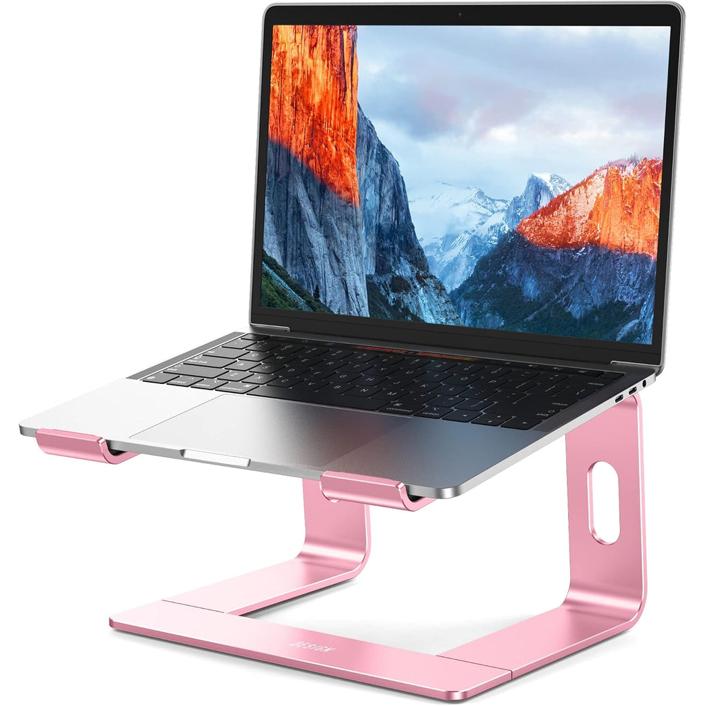 BESIGN LS03 Aluminum Laptop Stand, Ergonomic Detachable Computer Stand, Notebook Riser, Laptop Mount Compatible with Air, Pro, Dell, HP, Lenovo More 10-15.6" Laptops