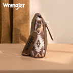 Wrangler Aztec Crossbody Purse Medium Shoulder Bags for Women Western Handbag with Guitar Strap