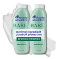 Head & Shoulders Anti-Dandruff Shampoo, Bare Soothing Hydration Twin Pack, 1% Pyrithione Zinc, Dry Scalp Relief, Free Of Sulfates, Silicones, Dyes, 13.5 Fl Oz Each