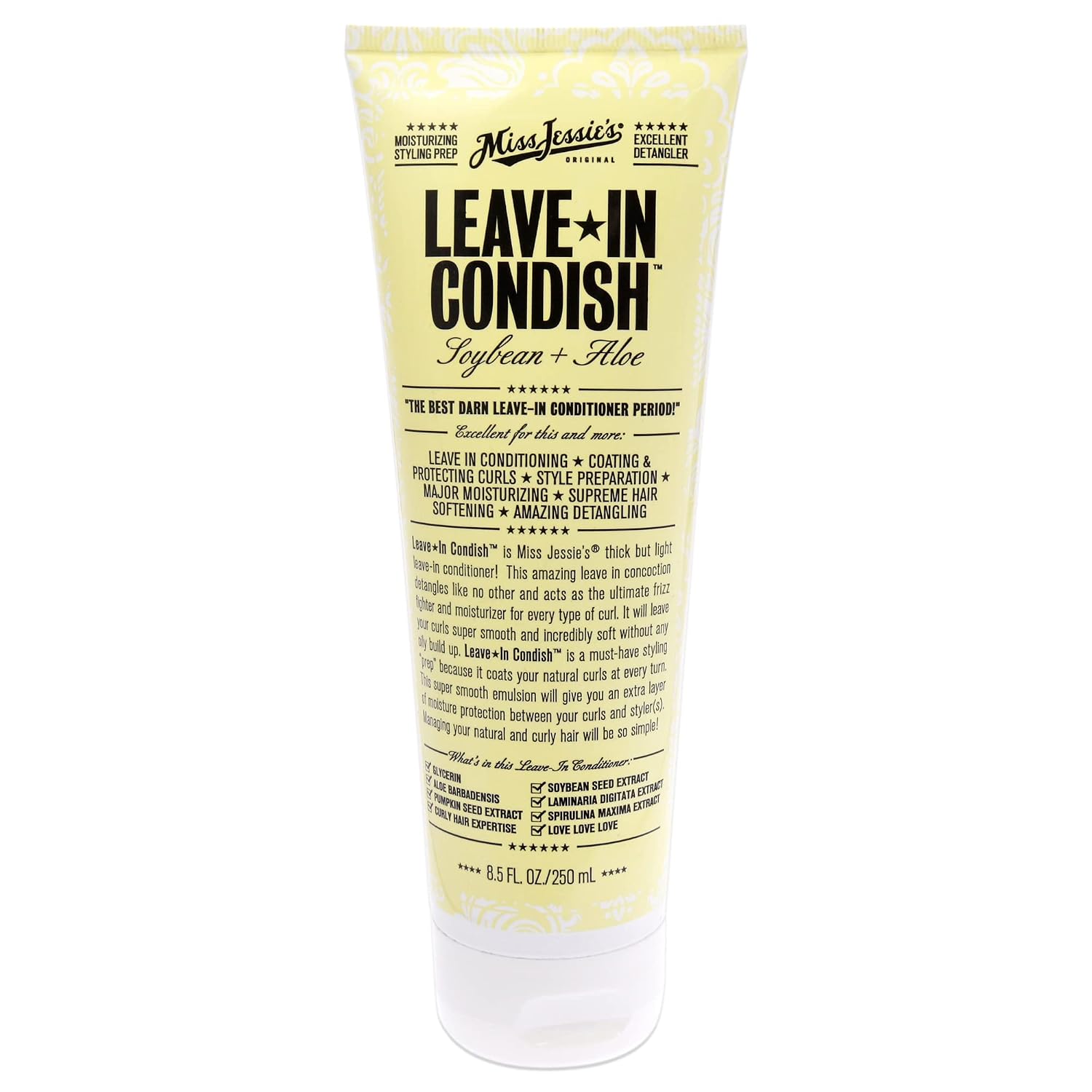 Miss Jessies Leave In Condish Unisex Conditioner 8.5 Oz