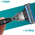 Gillette Mach-3 Cartridge - Pack of 4