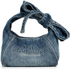 Marc Jacobs Women'S The Bow Denim Mini Sack Bag